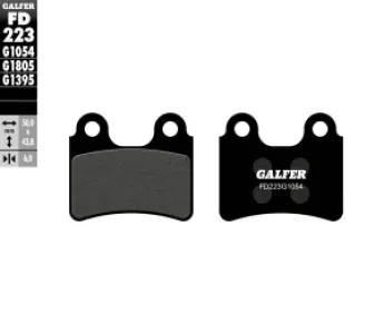 GALFER - BRAKE PAD SEMI METAL - 17200703
