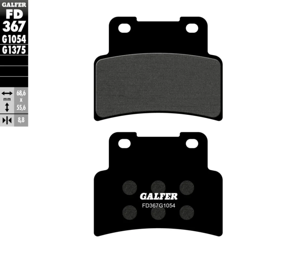 GALFER - BRAKE PAD SEMI METAL - 17200725