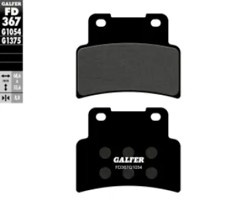 GALFER - BRAKE PAD SEMI METAL - 17200725