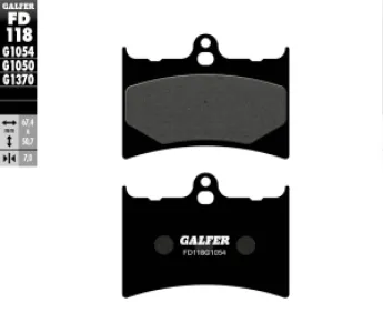 GALFER - BRAKE PAD SEMI METAL - 17200732