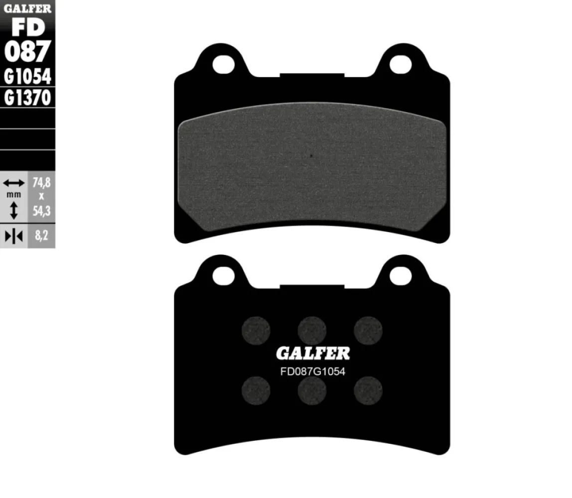 GALFER - BRAKE PAD SEMI METAL - 17200733