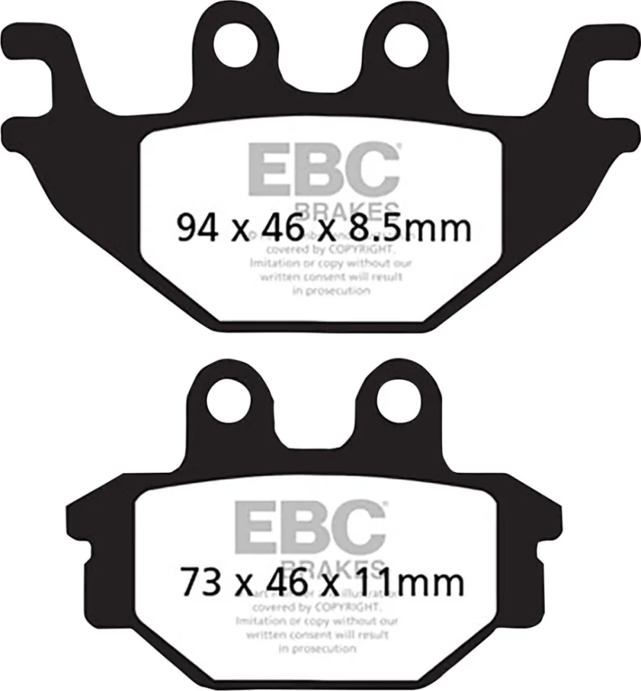 EBC - BRAKE PAD CARBON SCOOTER - 17200826