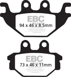 EBC - BRAKE PAD CARBON SCOOTER - 17200826