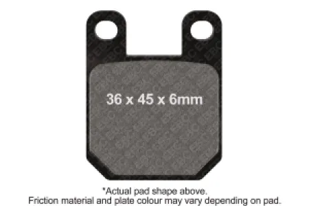 EBC - BRAKE PAD CARBON TT DIRT - 17201155