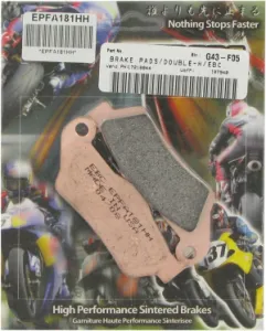 EBC - BRAKE PAD EPFA SIN EXT PRO - 17210844