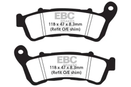 EBC - BRAKE PAD EPFA SIN EXT PRO - 17210868