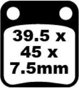 EBC - BRAKE PAD SINTERED HH - 17210965