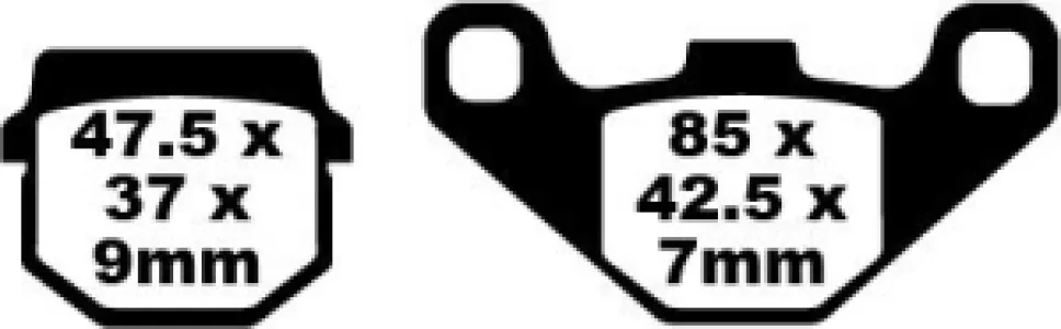 EBC - BRAKE PAD SINTERED HH - 17210975