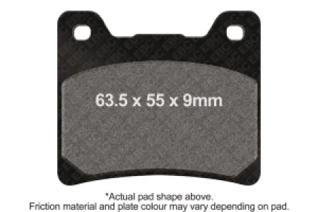 EBC - BRAKE PAD EBC EPFA088HH - 17210981