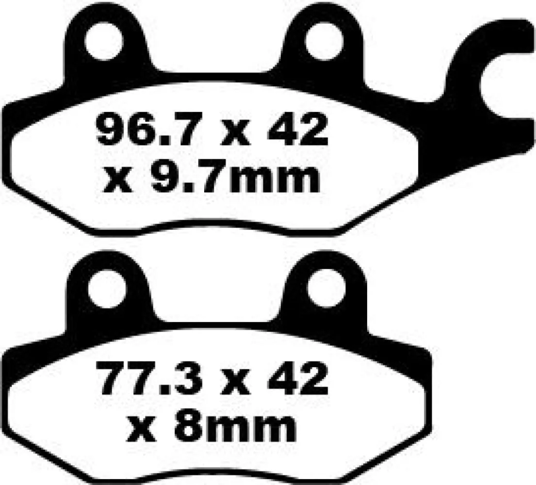EBC - BRAKE PAD SINT R SERIES - 17210987