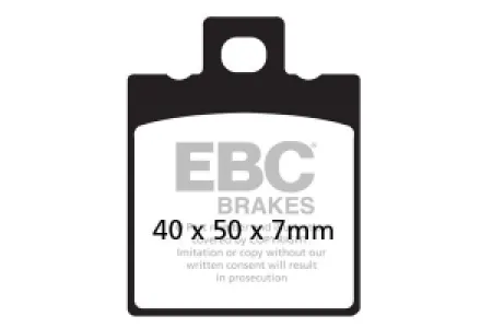 EBC - BRAKE PAD VEE SEMISNTRD  - 17211924