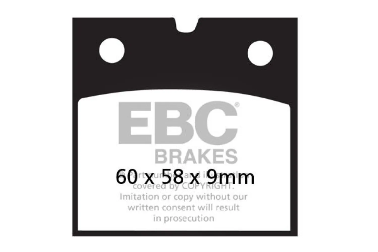 EBC - BRAKE PAD VEE SEMISNTRD - 17211962