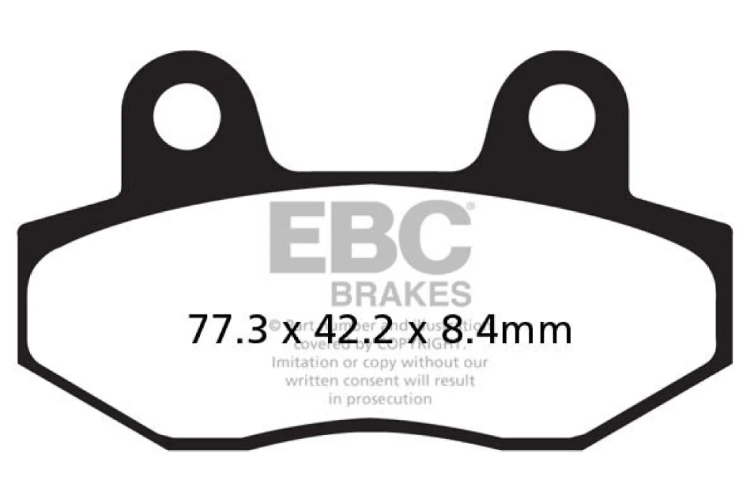 EBC - BRAKE PAD SINTERED HH - 17211963