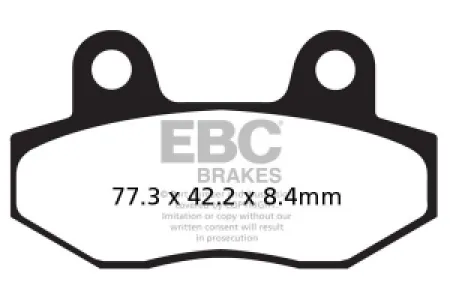 EBC - BRAKE PAD SINTERED HH - 17211963