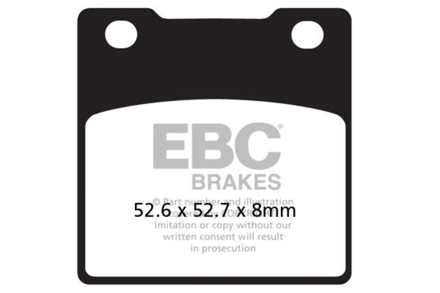 EBC - BRAKE PAD VEE SEMISNTRD - 17211967