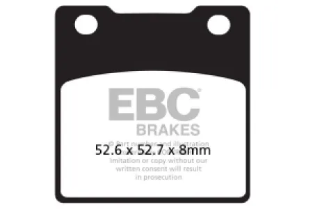 EBC - BRAKE PAD VEE SEMISNTRD - 17211967