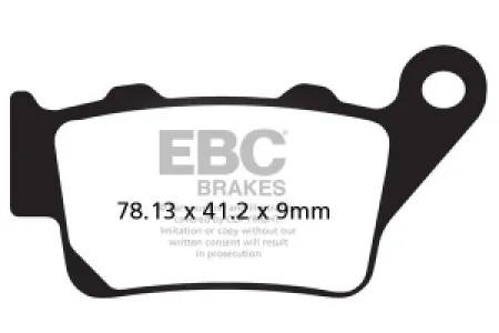 EBC - BRAKE PAD VEE SEMISNTRD  - 17211970