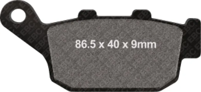 EBC - BRAKE PAD VEE SEMISNTRD  - 17211983