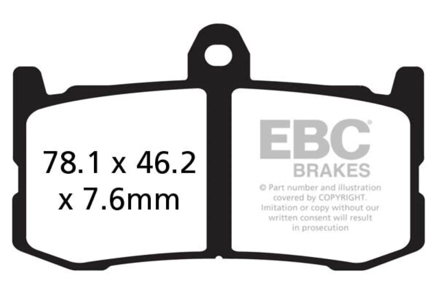 EBC - BRAKE PAD GPFA SINTER RACE - 17211990