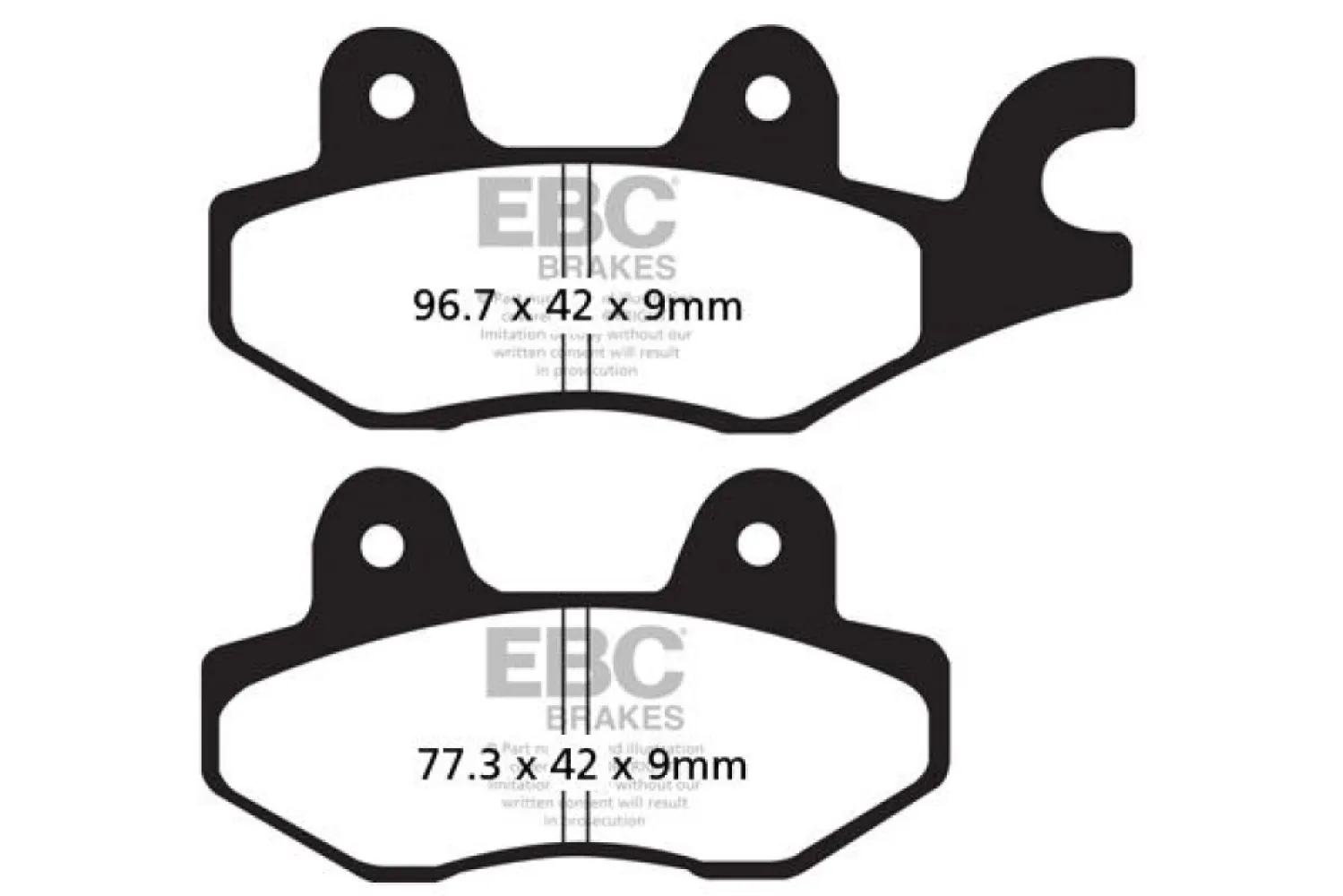 EBC - BRAKE PAD GPFA SINTER RACE - 17211988
