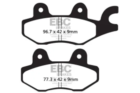 EBC - BRAKE PAD GPFA SINTER RACE - 17211988