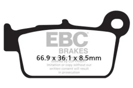 EBC - BRAKE PAD SINT R SERIES - 17212160
