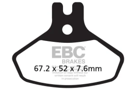 EBC - BRAKE PAD SINT R SERIES - 17212237