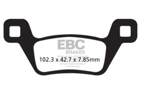 EBC - BRAKE PAD SINT R SERIES - 17212242