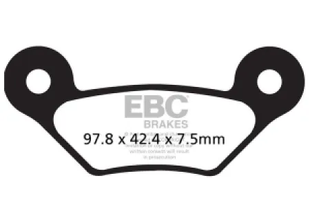 EBC - BRAKE PAD SINT R SERIES - 17212243
