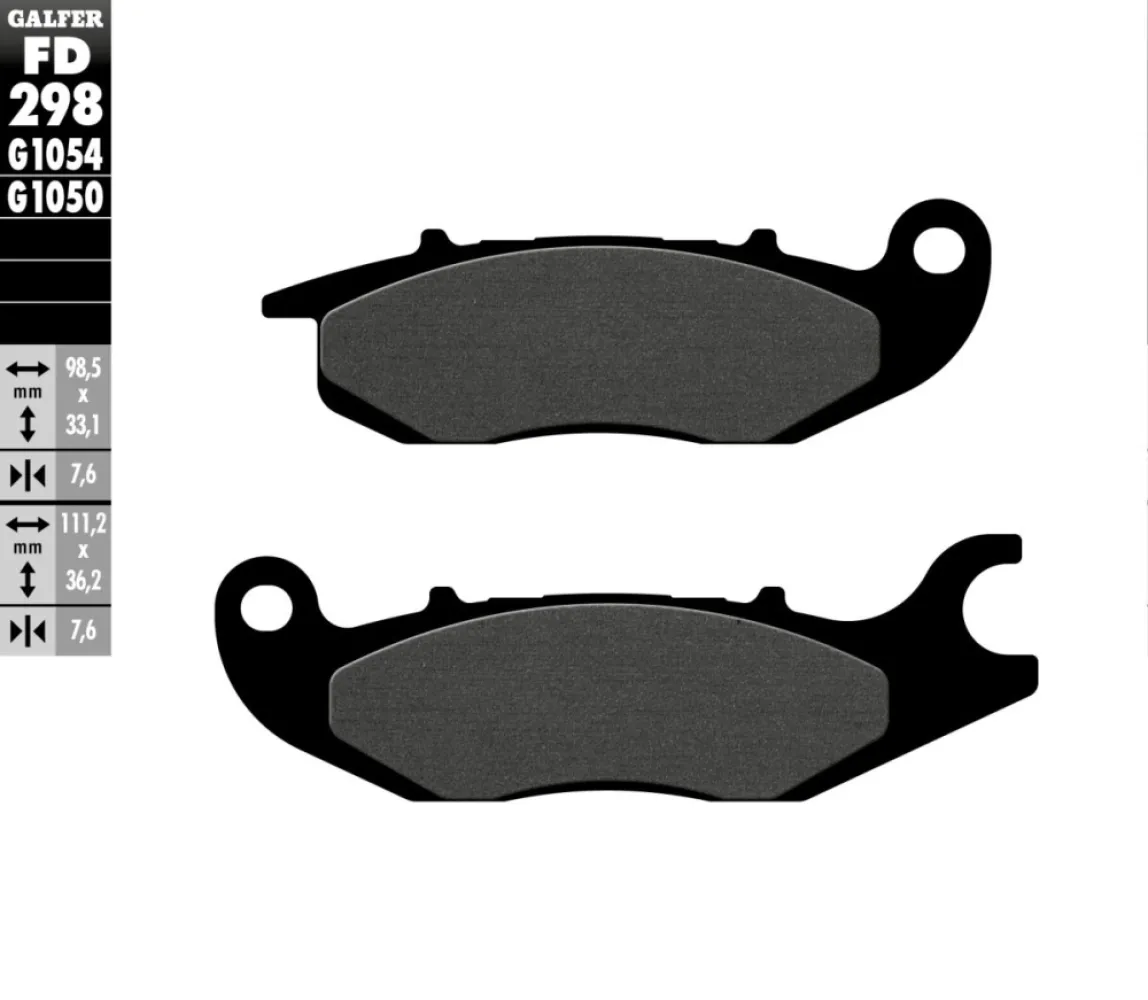 GALFER - BRAKE PAD SEMI METAL - 17212340