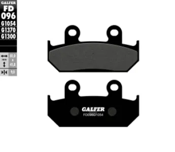 GALFER - BRAKE PAD SEMI METAL - 17212350