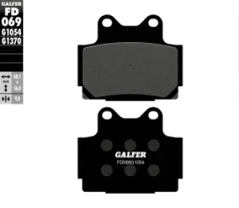 GALFER - BRAKE PAD SEMI METAL - 17212387
