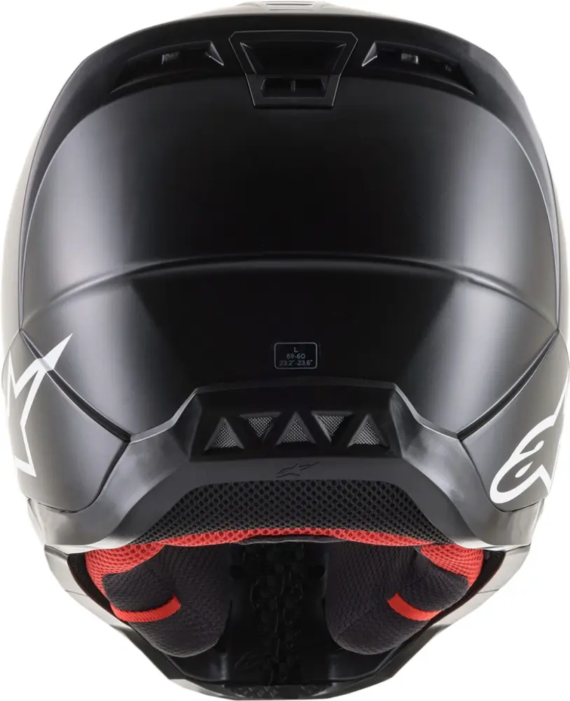 ALPINESTARS(MX) - HELMET SM5 SOLID BLACK S - 01108382