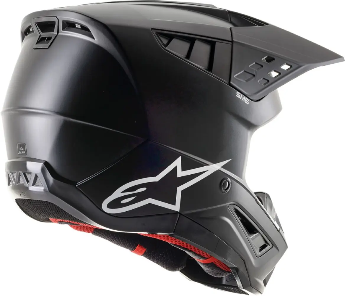 ALPINESTARS(MX) - HELMET SM5 SOLID BLACK XL - 01108385