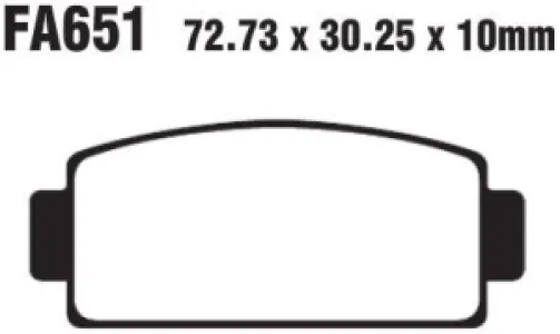 EBC - BRAKE PAD SINT R SERIES - 17212421
