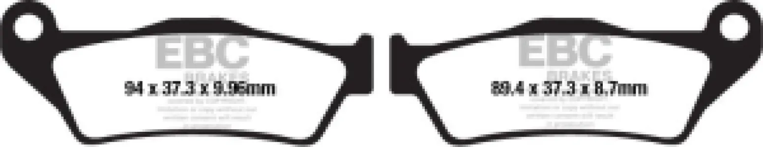 EBC - BRAKE PAD VEE SEMISNTRD - 17212422