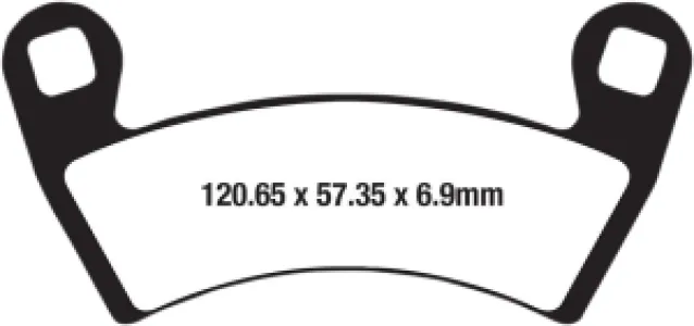 EBC - BRAKE PAD SINT R SERIES - 17212517