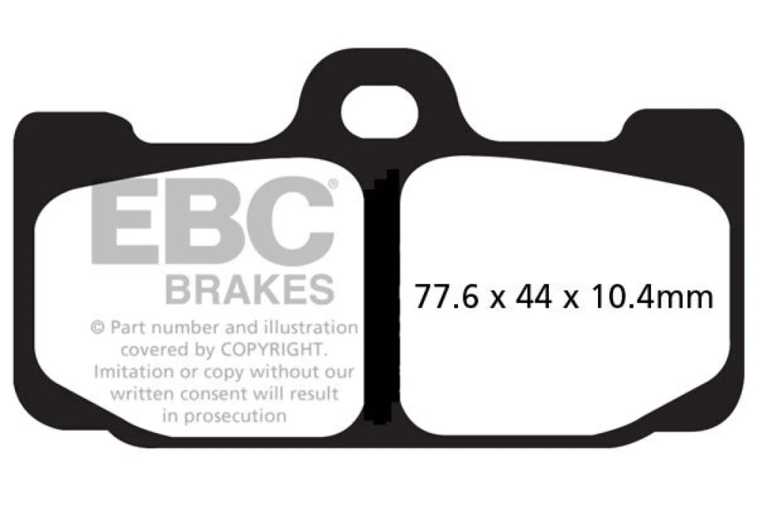 EBC - BRAKE PAD GPFA SINTER RACE - 17212549
