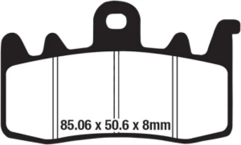 EBC - BRAKE PAD SINT GPFAX630HH - 17212769