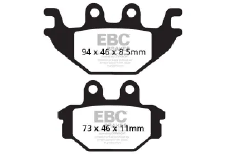 EBC - BRAKE PAD SINTERED HH - 17212796