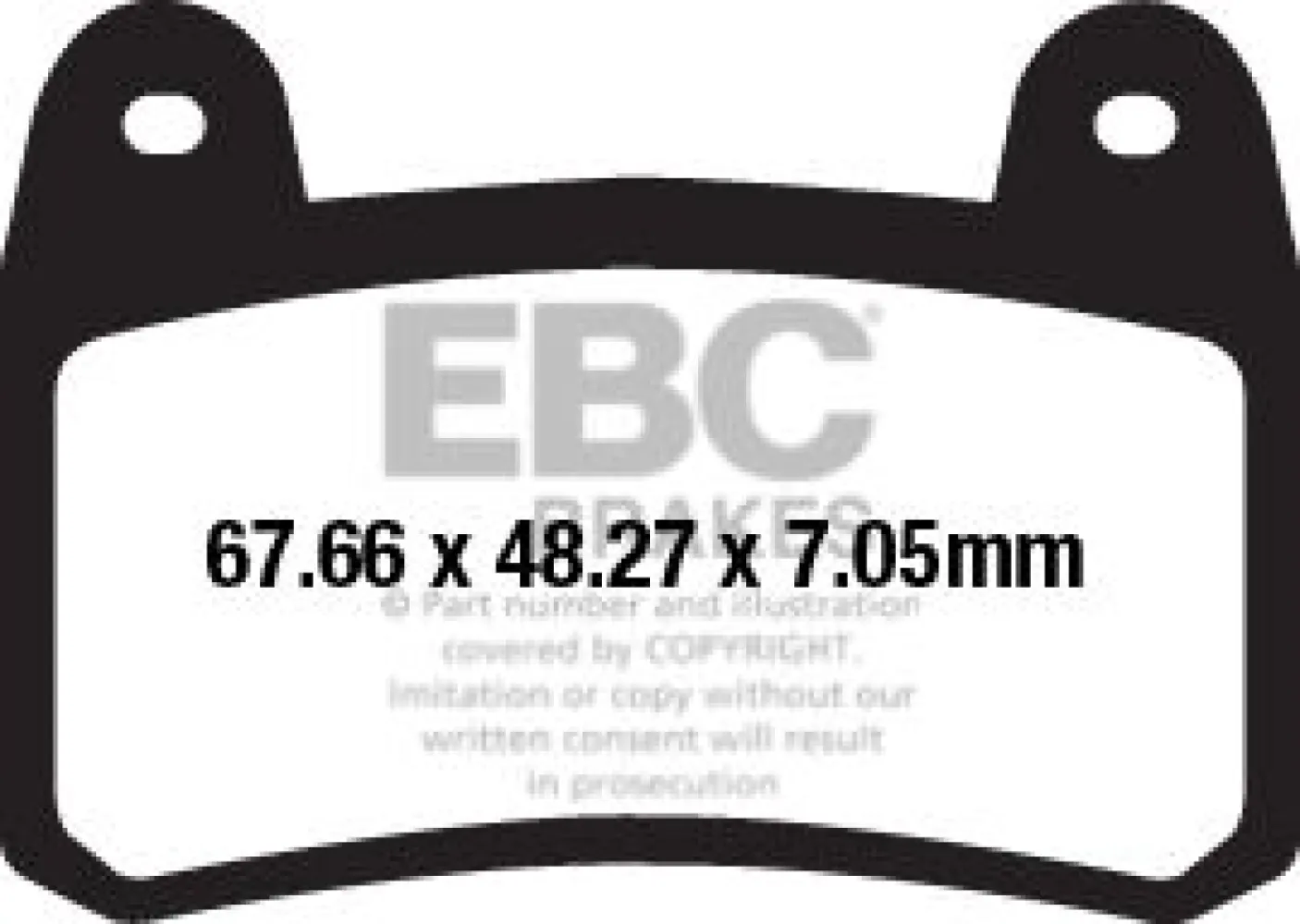 EBC - BRAKE PAD SINTERED HH - 17212797