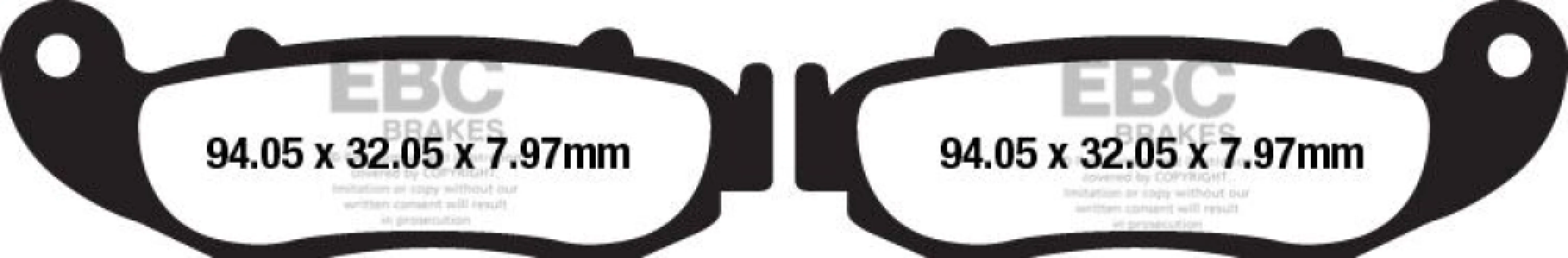 EBC - BRAKE PAD SINT R SERIES - 17212798