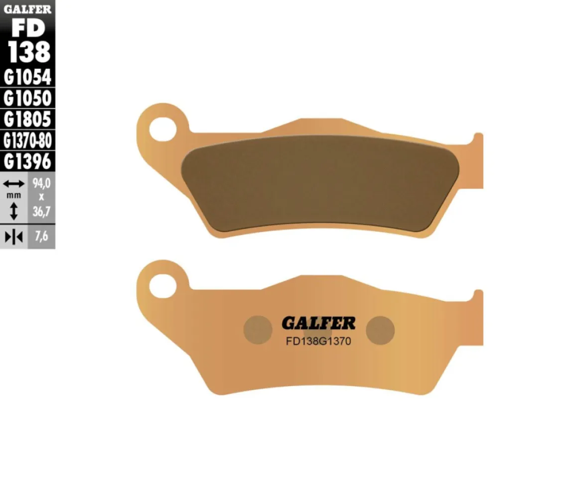GALFER - BRAKE PAD SINTERED - 17213054