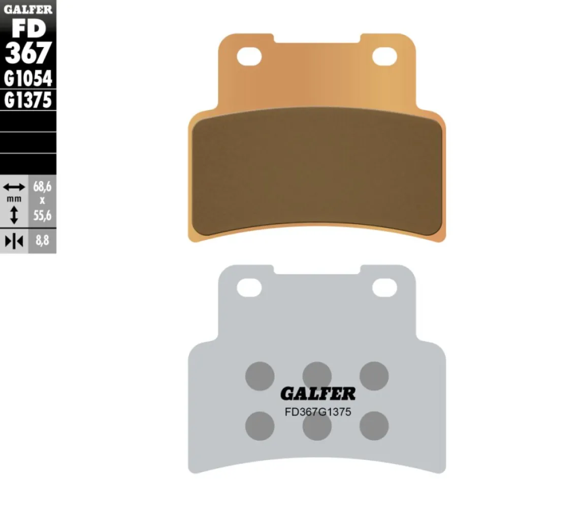 GALFER - BRAKE PAD SINTERED SPORT - 17213061