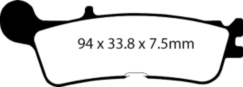 EBC - BRAKE PAD SINT R SERIES - 17213225