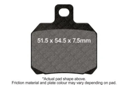 EBC - BRAKE PAD EPFA SIN EXT PR - 17213374