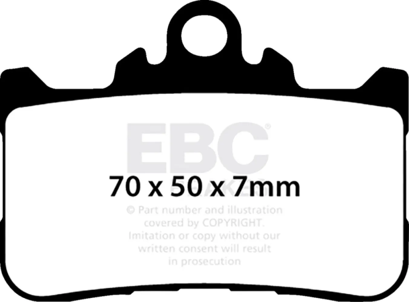 EBC - BRAKE PAD SINTERED HH - 17213377