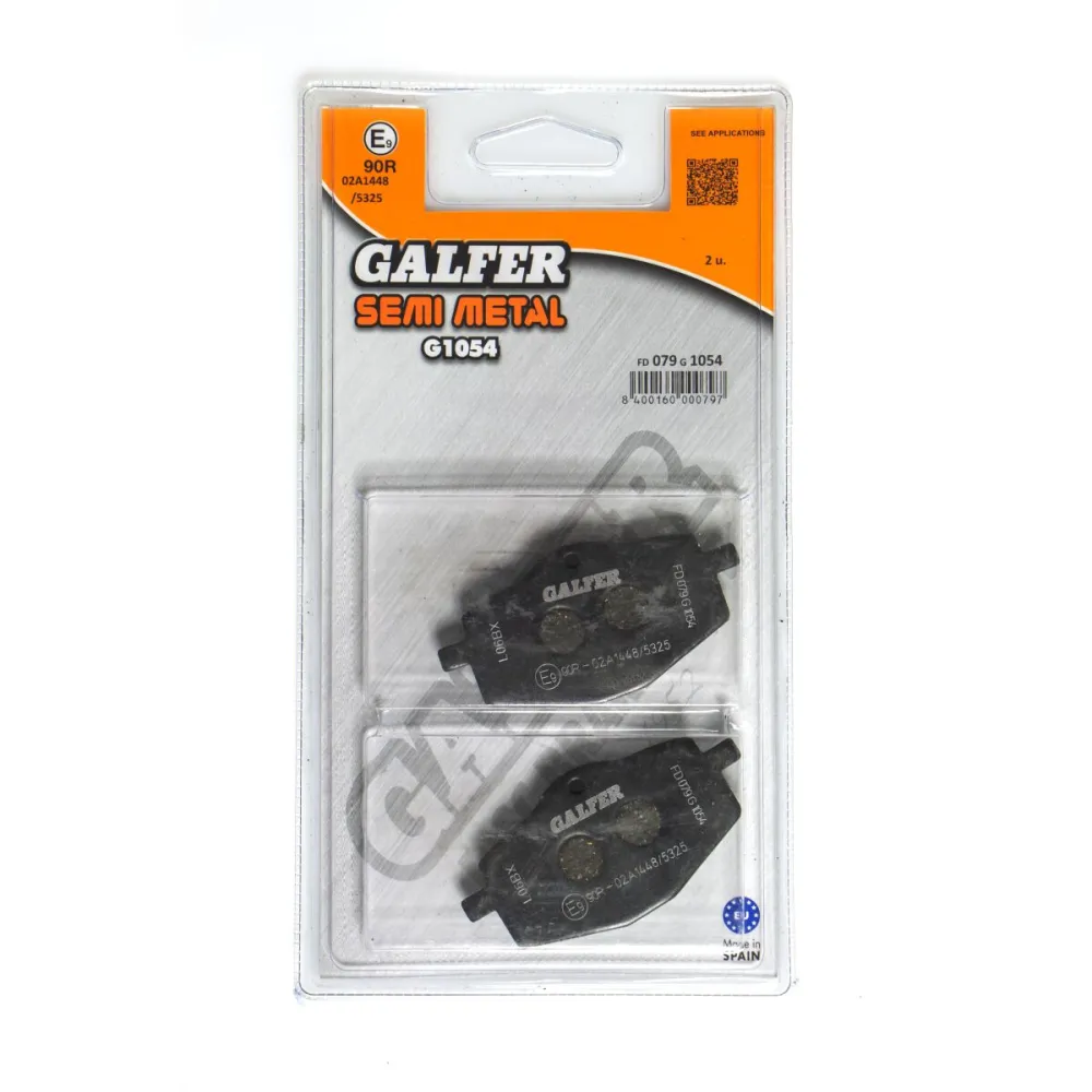 GALFER - BRAKE PAD SEMI METAL - 17213557