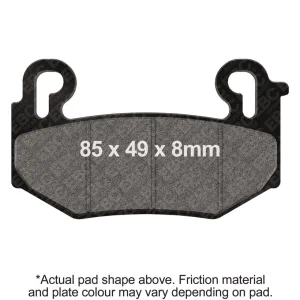 EBC - BRAKE PAD SINTERED HH - 17213569
