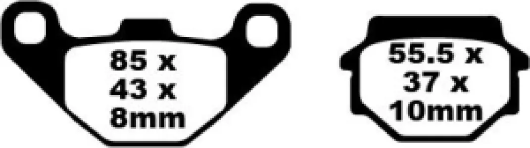 EBC - BRAKE PAD FA SER ORGANIC - 17220204